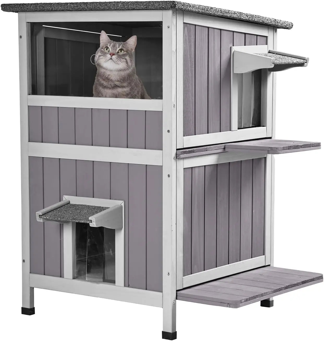 2 Story Cat Catio Enclosure Weatherproof