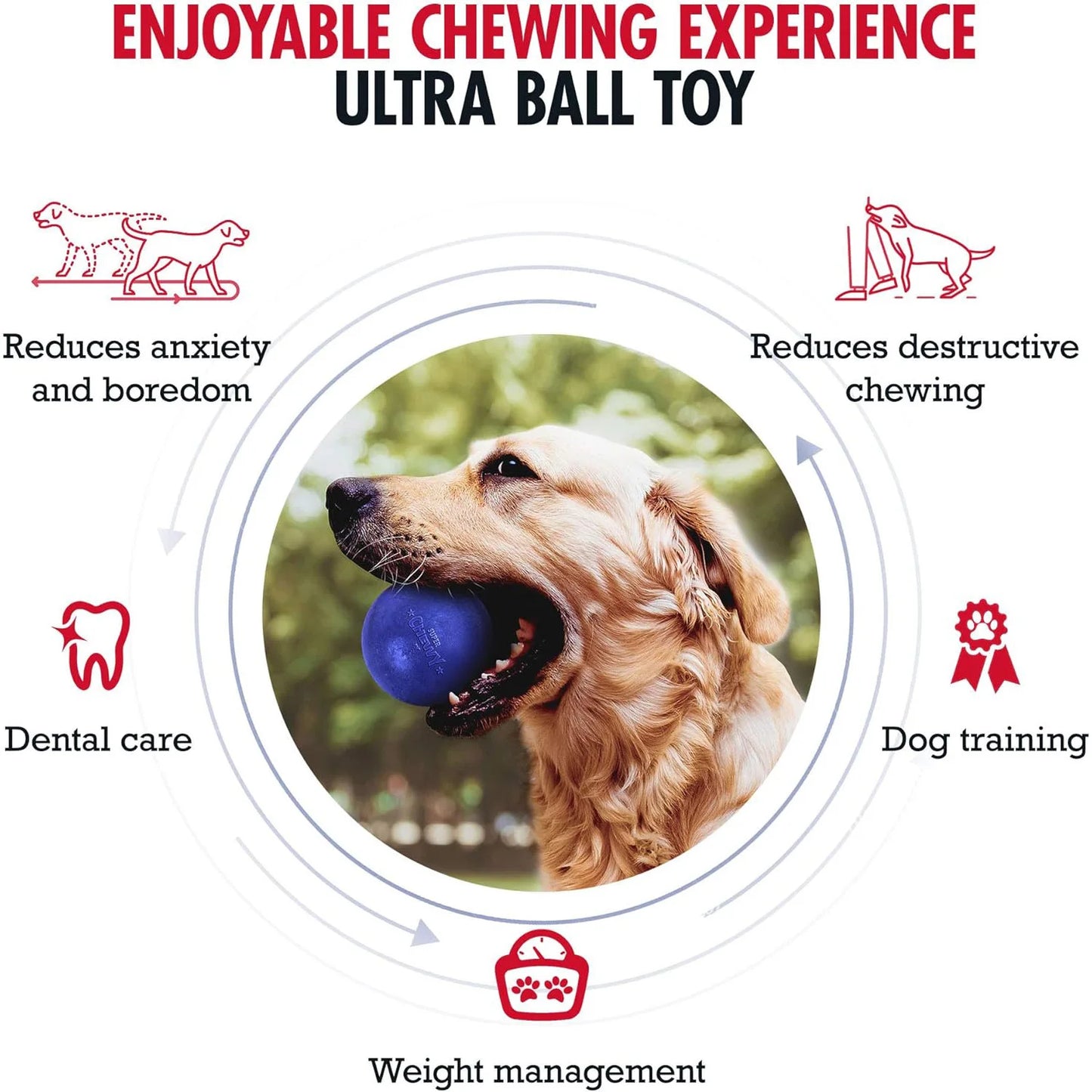 Super Chewy Tough Dog Ball