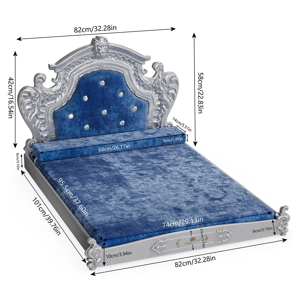 Stunning Large Dog Bed with Headboard
