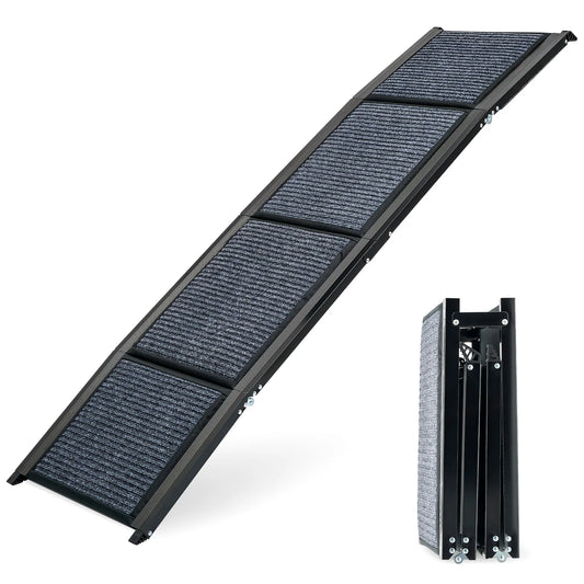 63" Folding Pet Ramp for Large Dogs- 17" Wide