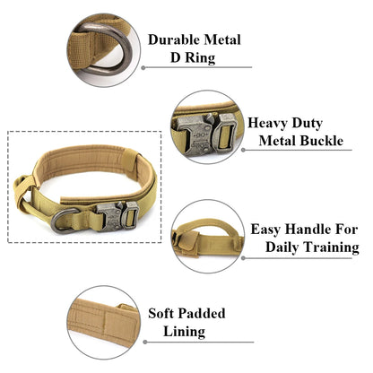 Training Collar Adjustable Tactical Dog Collar