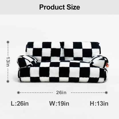 Pet Couch Bed 26 Inch Washable