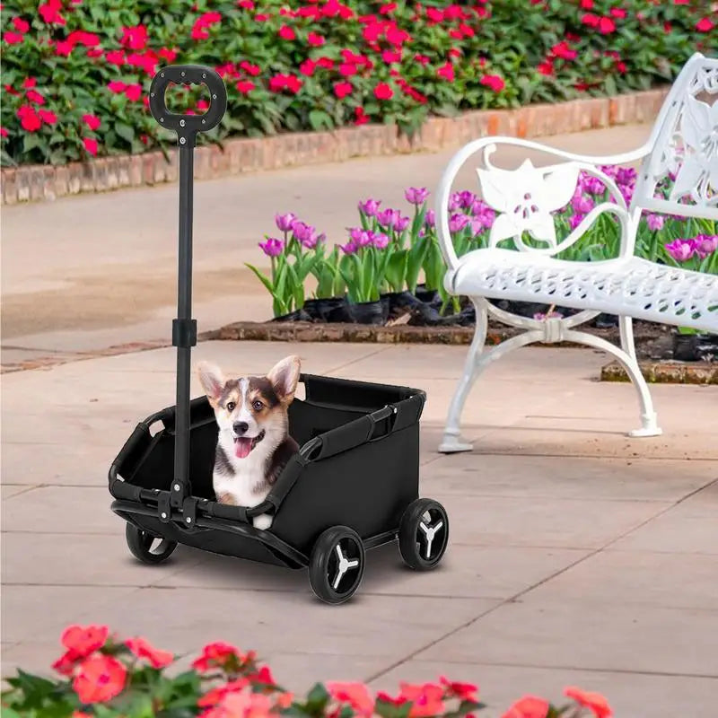 Small Dog Stroller Pet Carriage