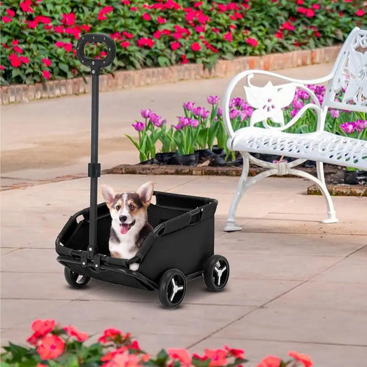 Small Dog Stroller Pet Carriage