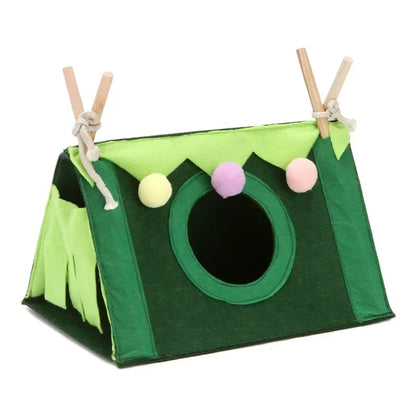 Small Pet Nest Felt Tent- Small Animal Bed
