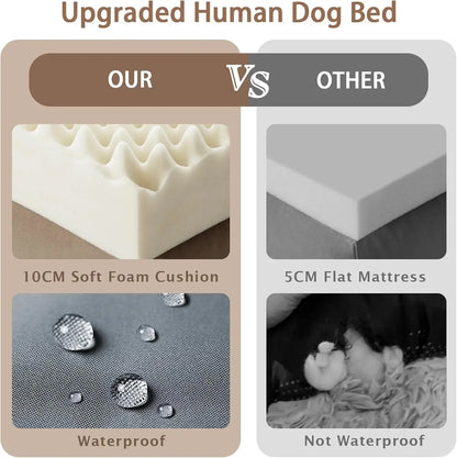 Human Dog Bed, 71''x45''x12''Size