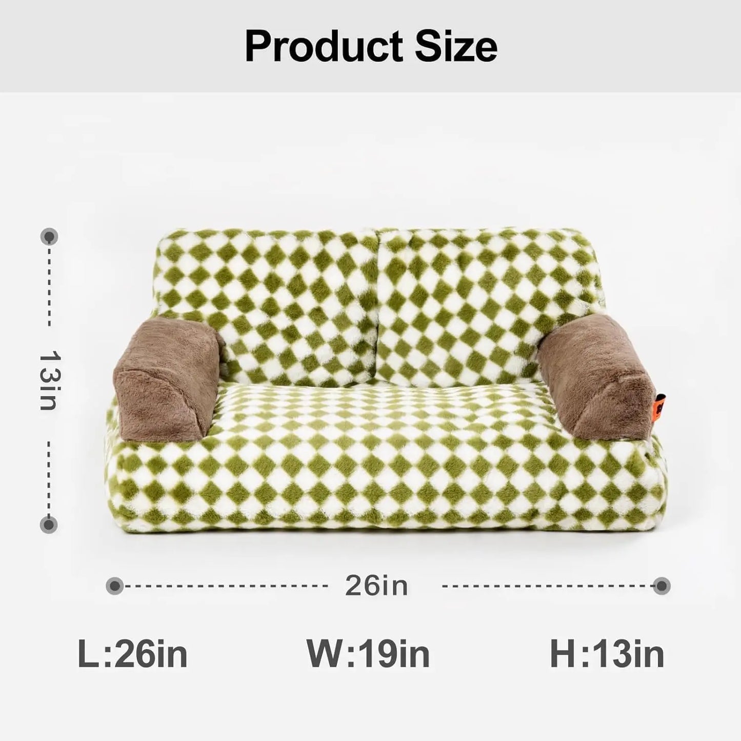 Pet Couch Bed 26 Inch Washable