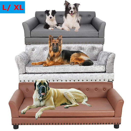 Heavy Duty Large Raised Sofa Dog Bed