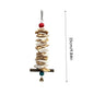 Hanging Chew Toy With Natural Loofah