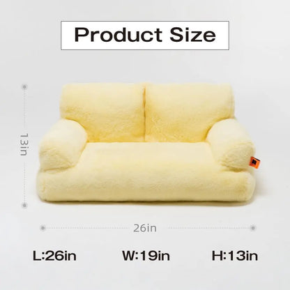 Pet Couch Bed 26 Inch Washable