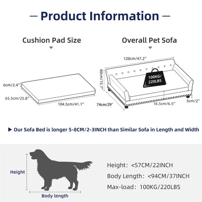 Pet Giant Snuggle Sofa Lounger