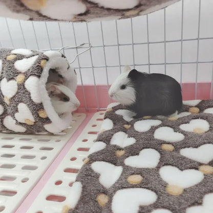 Pet channel Flower soft plush tunnel nest