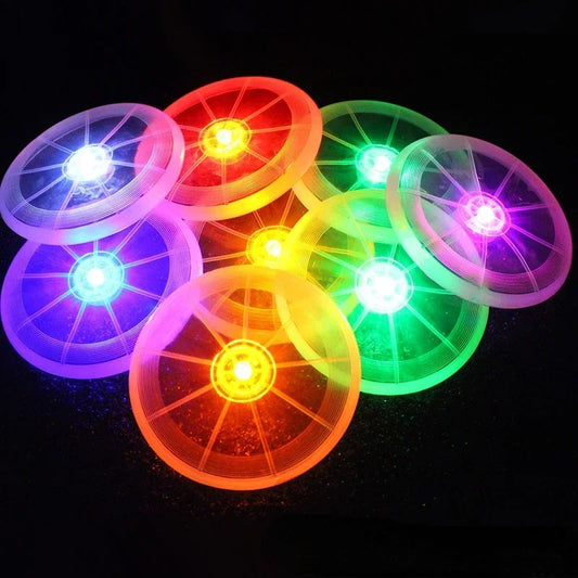 Toy LED luminous flying disk dog chew toys