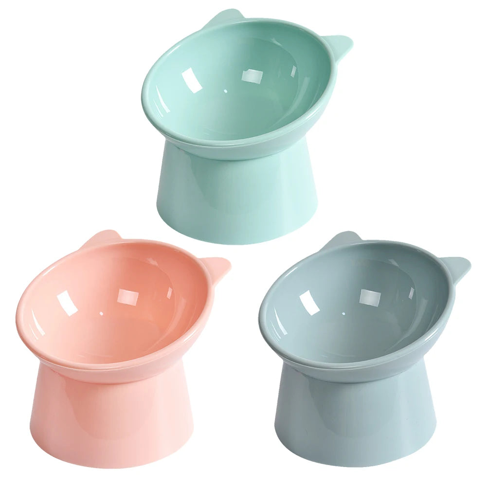 Tilted Food Bowl- Elevated Raised Dog Bowl Non Slip