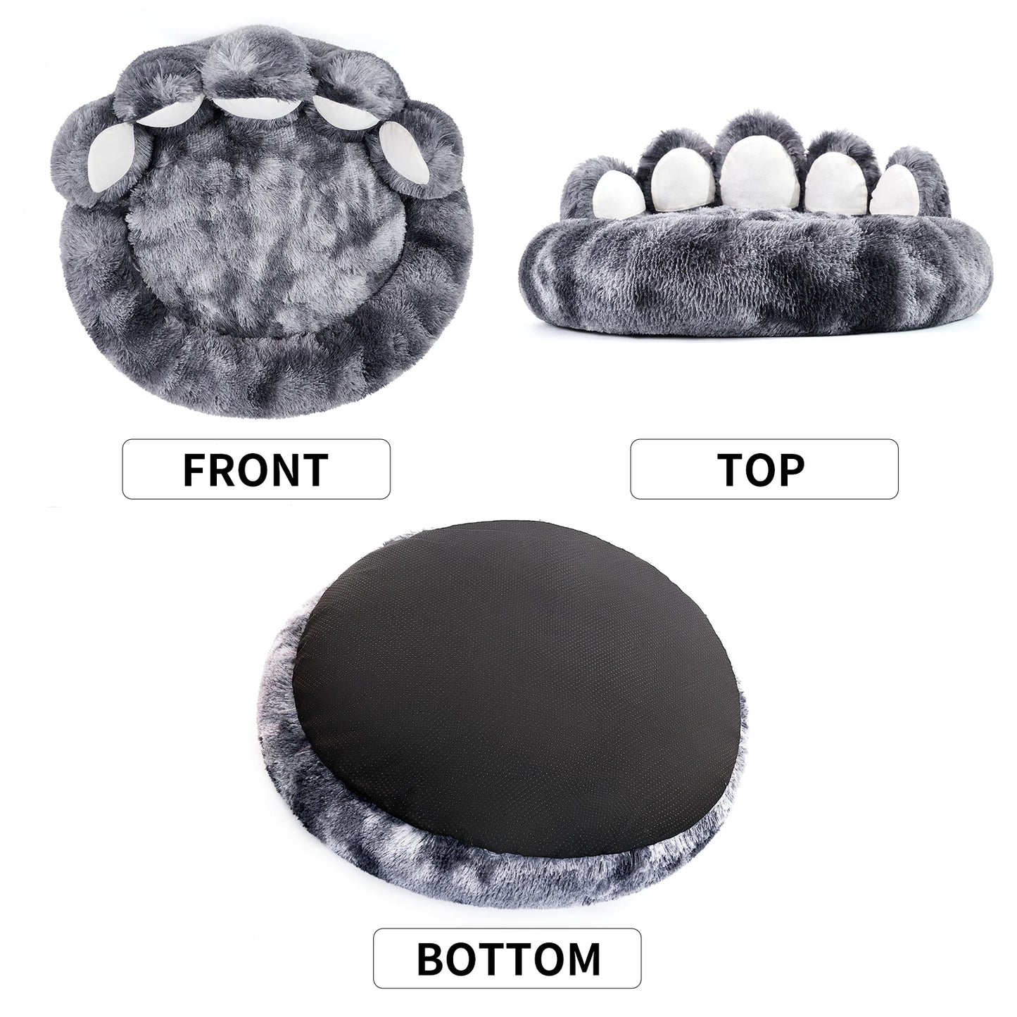 Cozy Comfy Pet Dog Bed Paw Shape Warm Dog Bed