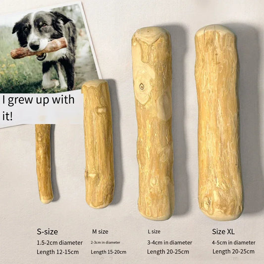 Coffee Wooden Dog Chew Toy