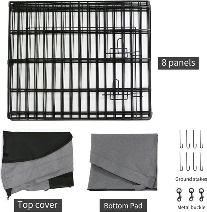 Metal Dog Exercise Pen/Pet Puppy Playpen