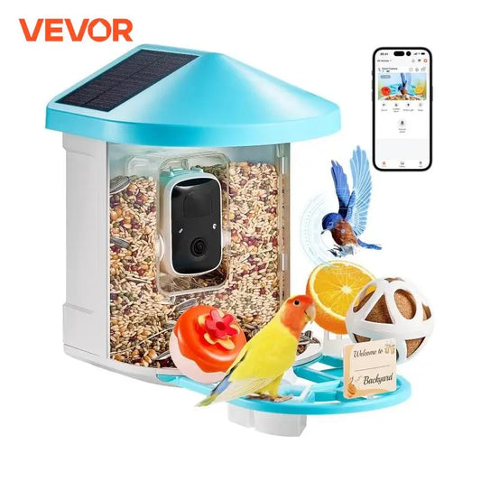 Smart Bird Feeder with Camera 2KHD