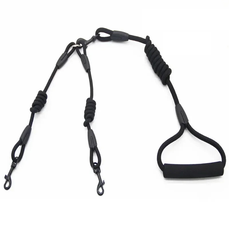 Small Nylon Double lead leash