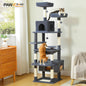 72" Large Multi-Level Cat Tower