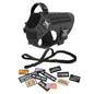 Tactical Dog Harness Collar Leash Bags Patches Set