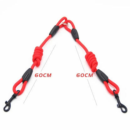 Small Nylon Double lead leash