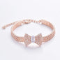 Adjustable Pet Necklace Cat Dog Collar with Diamond Zircon Bone Pendant