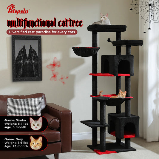 Big Cat Tower with Super Large Hammock