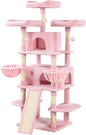 68" Cat Tree/House and Towers for Big Feline