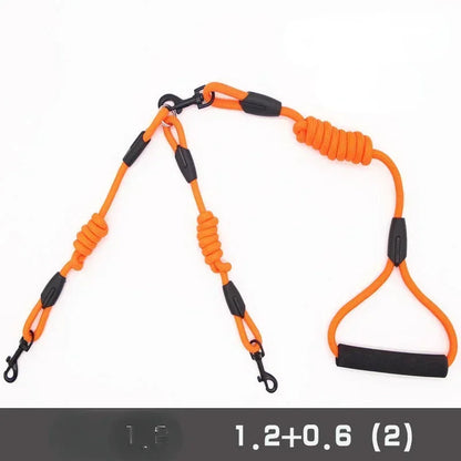 Small Nylon Double lead leash