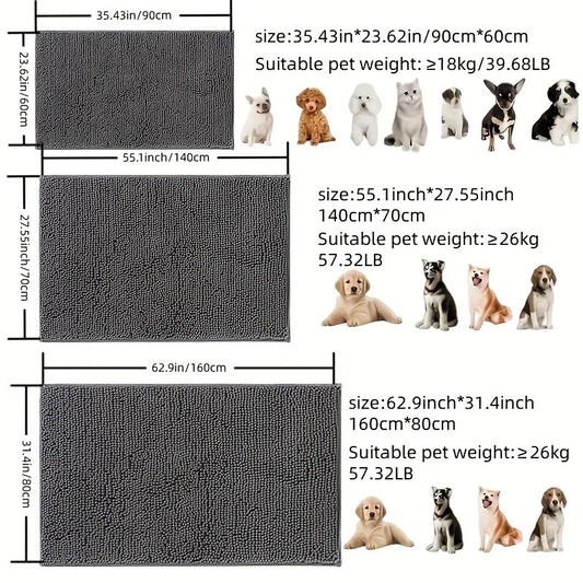 Non-Slip Washable Mat Dog Door Mat