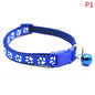 Cute Paw Print Adjustable Bell Pets Collar