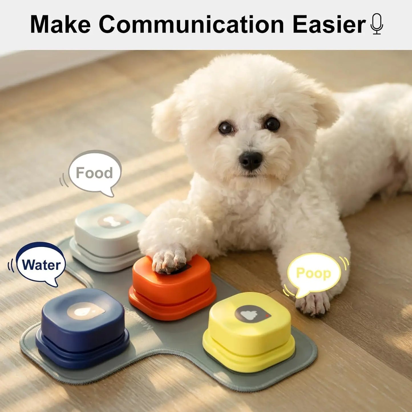 Recordable Dog Talking Buttons Set