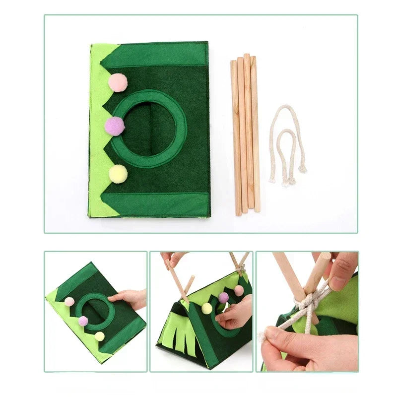 Small Pet Nest Felt Tent- Small Animal Bed