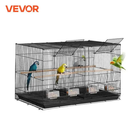 30" Flight Bird Cage with Handle and Perches