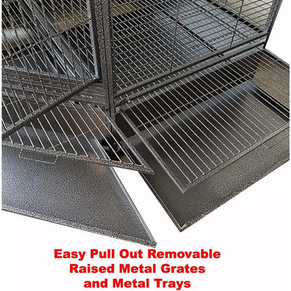 64" Extra Large Corner Flight Bird Cage