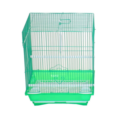Flat Top Parakeet Cage with Sliding Doors