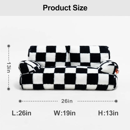 Pet Couch Bed 26 Inch Washable