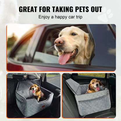 Dog Booster Seat for Car with A Storage Pocket