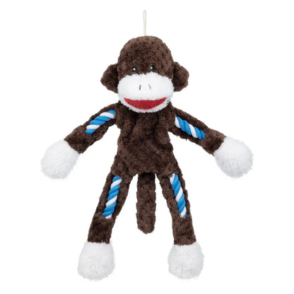 Tough Buddy Monkey Dog Toy Rope Chew