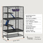 64.6" Rolling Large 4-Tier Critter Nation Cage