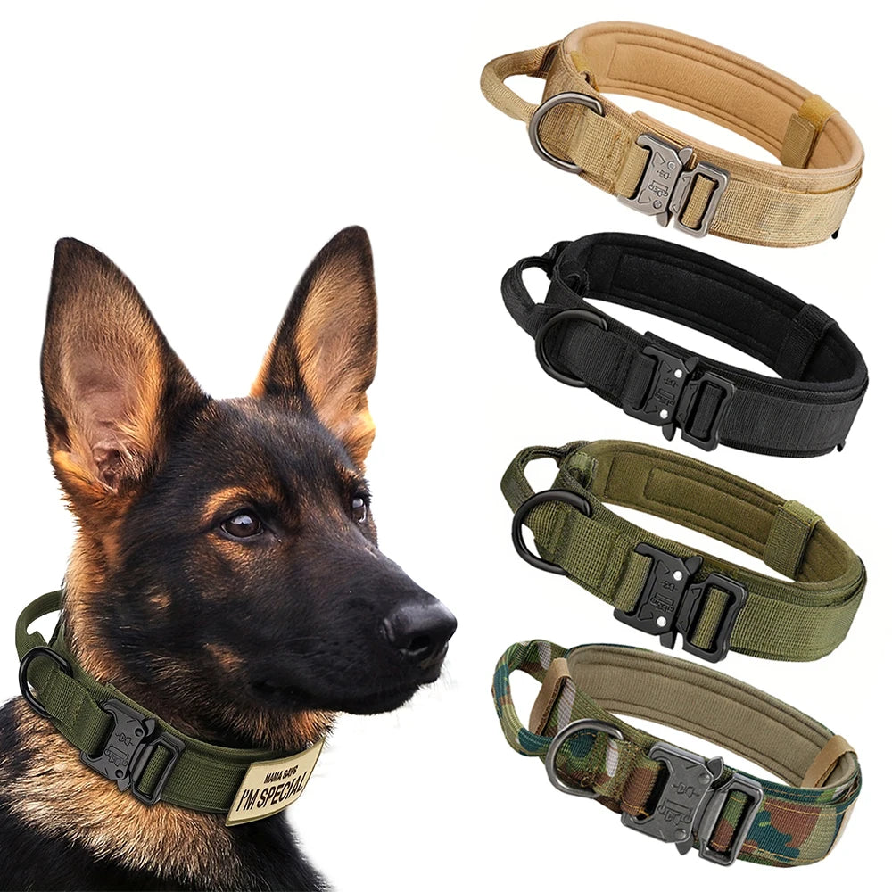 Training Collar Adjustable Tactical Dog Collar