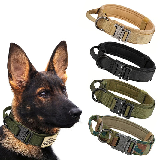 Training Collar Adjustable Tactical Dog Collar