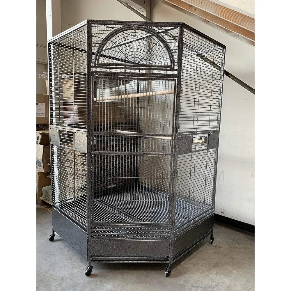 Parrot Escape Jumbo Corner Bird Cage
