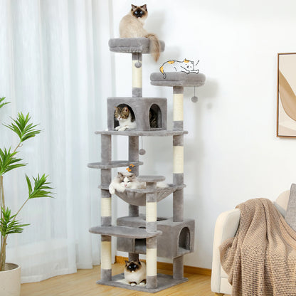 72" Large Cat Tree and Tower for Indoor Cats