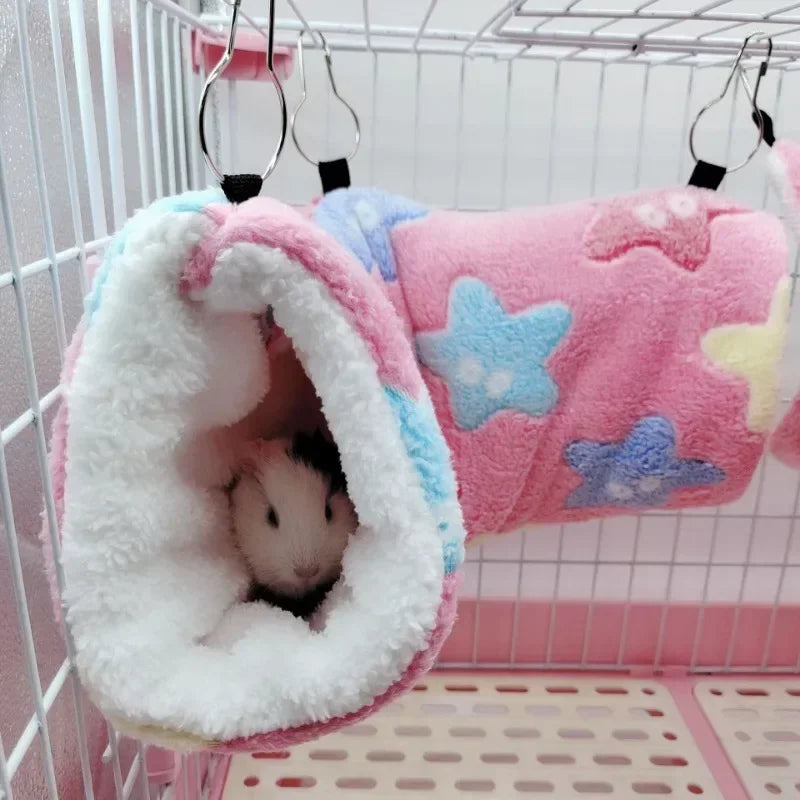 Pet channel Flower soft plush tunnel nest