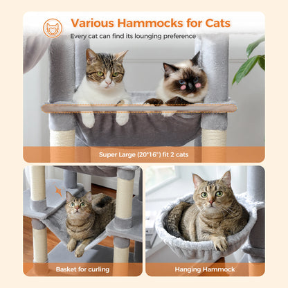 Large Cat Tree for Indoor Large Cats