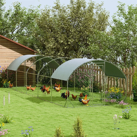 XL Metal Chicken Coop Pet Products