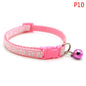 Cute Paw Print Adjustable Bell Pets Collar