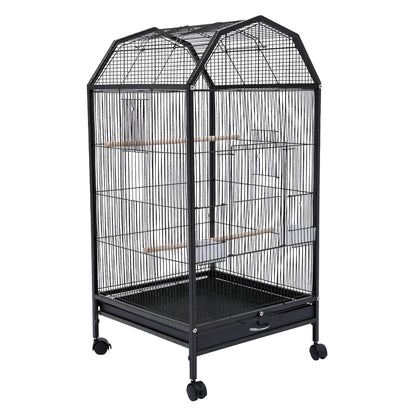 Large Play Bird Cage on 4 wheels